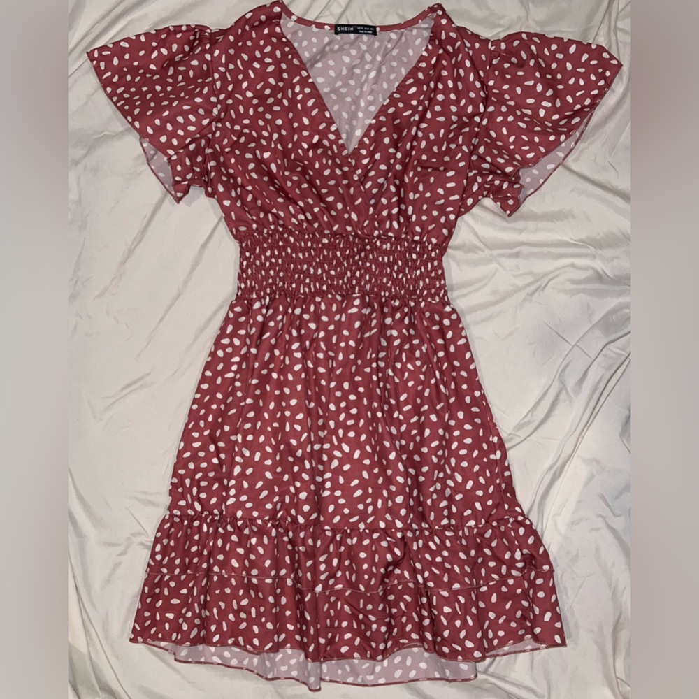 Pink Polka dot dress